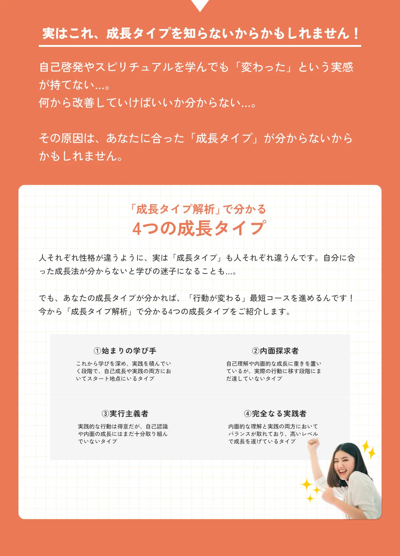 ４つの成長タイプ解析